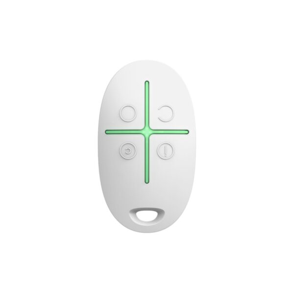 Télécommande sans fil Ajax SpaceControl Jeweller - Blanc
