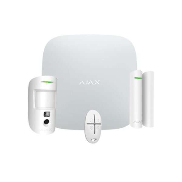 Kits d'alarmes Ajax StarterKit 4G Caméra - Blanc