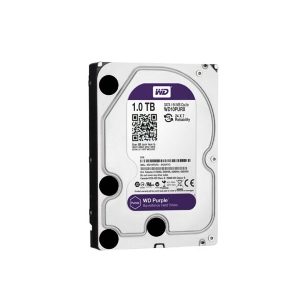 Disque dur Western Digital spécial vidéosurveillance pour enregistreur vidéo Ajax NVR - 1 TO