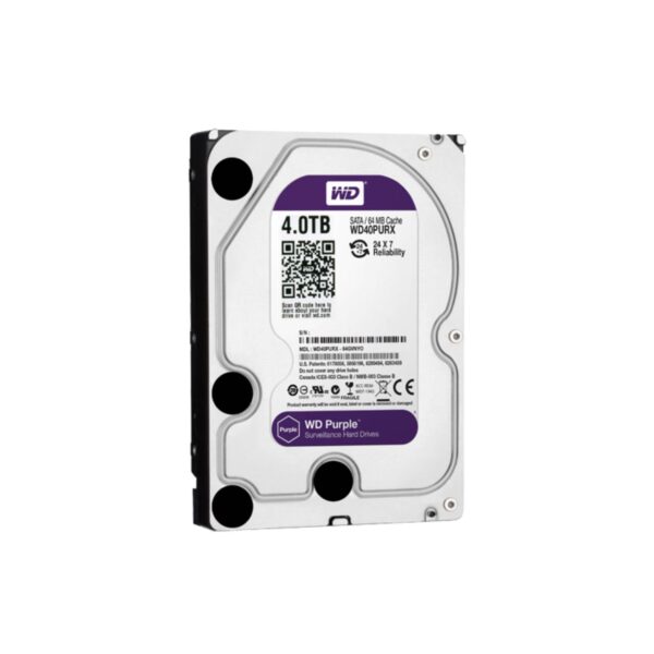 Disque dur Western Digital spécial vidéosurveillance pour enregistreur vidéo Ajax NVR - 4 TO