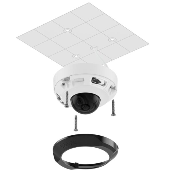 Caméras de vidéosurveillance Ajax DomeCam Mini - Blanc – Image 15