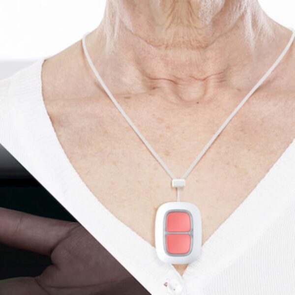 Bouton d'alerte sans fil Ajax DoubleButton Jeweller - Blanc – Image 13
