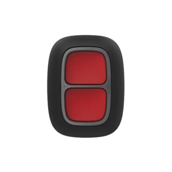 Bouton de d'alerte sans fil Ajax DoubleButton Jeweller - Noir