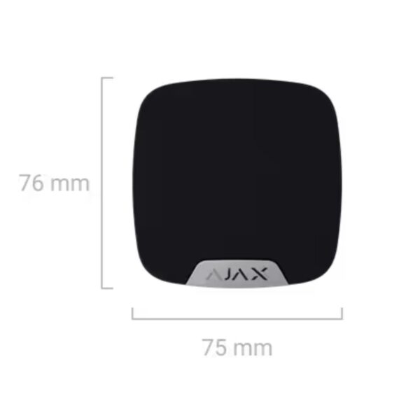 Sirène sans fil d'intérieur Ajax HomeSiren Jeweller - Noir – Image 6