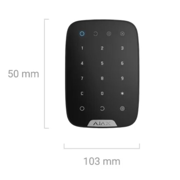 Clavier d'authentification Ajax KeyPad Jeweller - Noir – Image 5