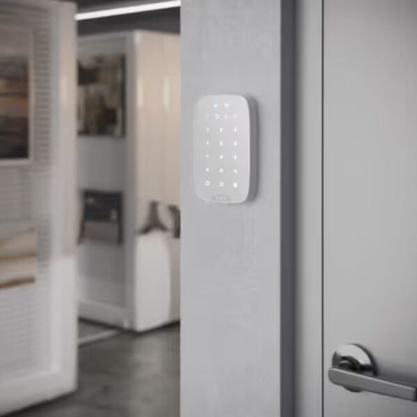 Clavier avec lecteur de cartes et badges Ajax KeyPad Plus Jeweller - Blanc – Image 11