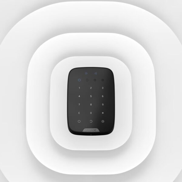 Clavier avec lecteur de cartes et badges Ajax KeyPad Plus Jeweller - Blanc – Image 2