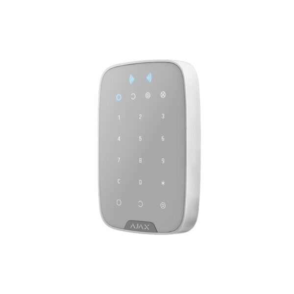 Clavier avec lecteur de cartes et badges Ajax KeyPad Plus Jeweller - Blanc – Image 4