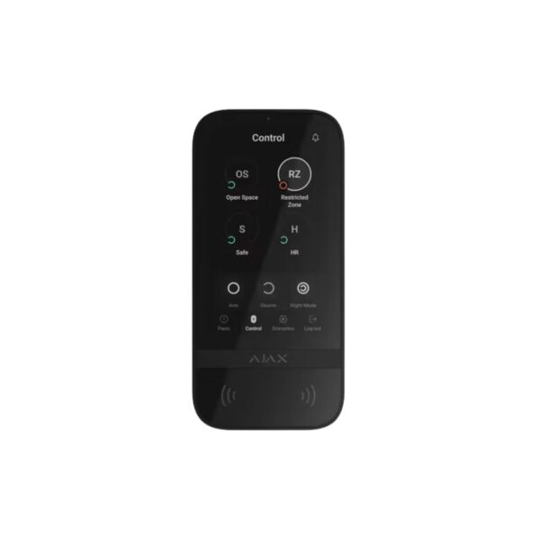 Clavier avec un écran tactile Ajax KeyPad Touchscreen Jeweller - Noir