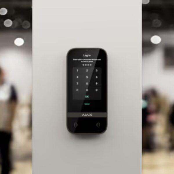 Clavier avec un écran tactile Ajax KeyPad Touchscreen Jeweller - Blanc – Image 19