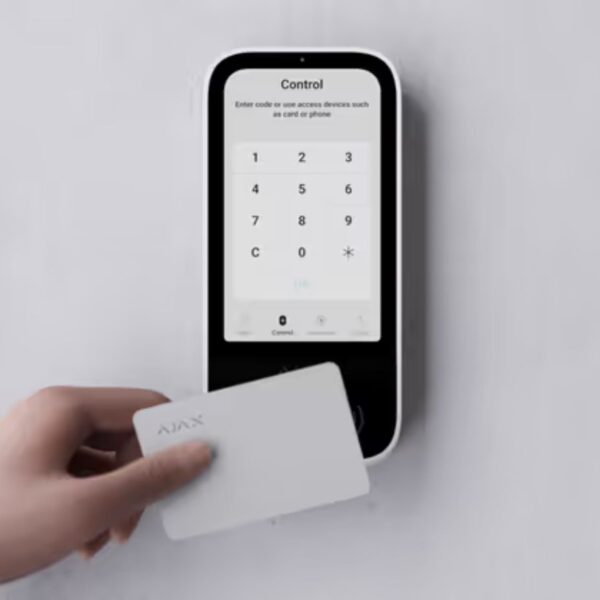 Clavier avec un écran tactile Ajax KeyPad Touchscreen Jeweller - Blanc – Image 12